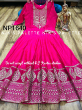 Niks collection - pink silk anarkali