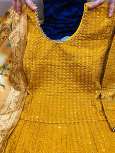 Niks collection: Sequinned anarkali