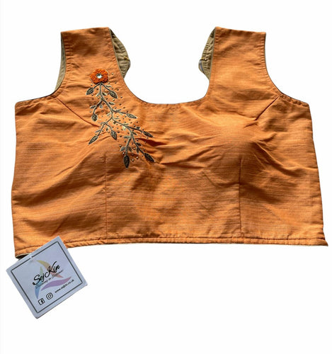 Orange one sided motif design