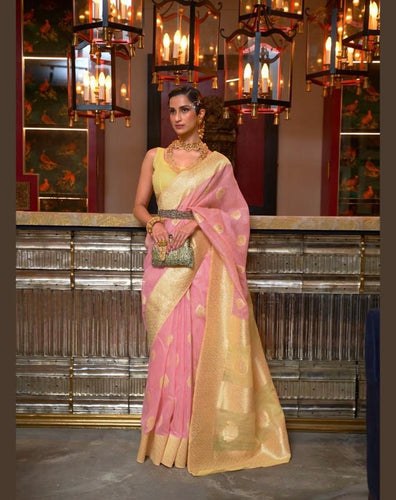 Ariya sarees - Pure linen weaving saree