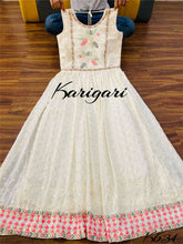 Karigari collection: georgette sequinned anarkali
