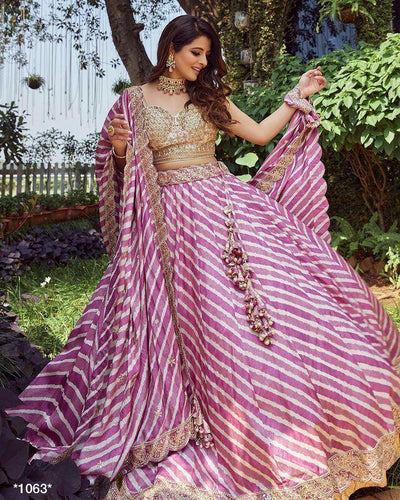 Shades of purple Lehenga