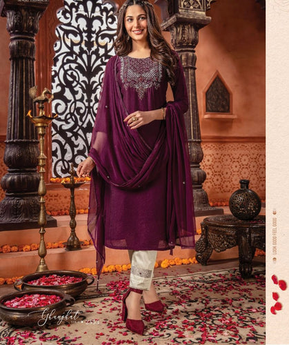 Anjam - Chanderi silk suits (Gurudwara style)