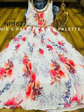 Niks collection: floral anarkali