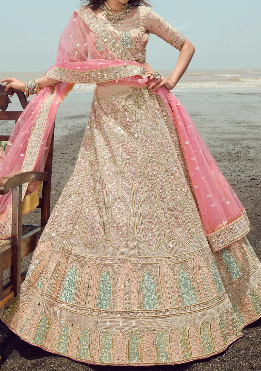 Kimaya sisters - pastel collection Lehenga