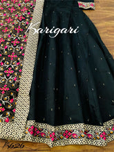 Karigari collection: black embellished anarkali