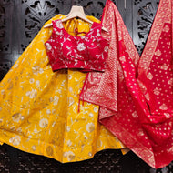 Banarasi floral Lehenga