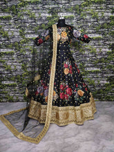 Floral and sequins Lehenga