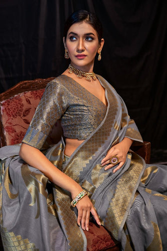 Modal cotton weaving partywear saree