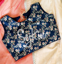 Black floral and gold Lehenga