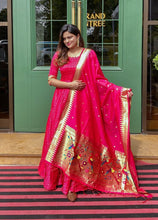 Rani pink ready to wear gown