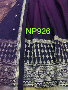 Niks collection: aubergine anarkali (plus size)