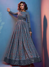 Sequins embroidered anarkali gown collection