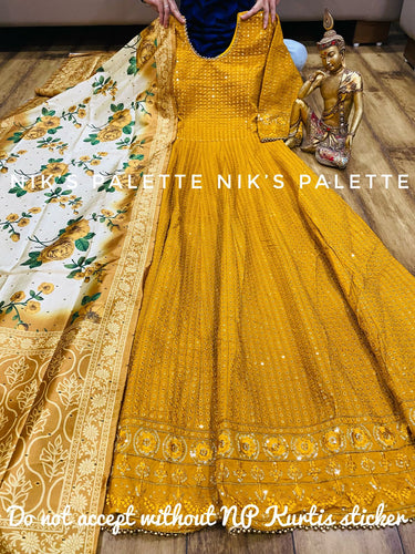 Niks collection: Sequinned anarkali