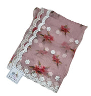 Peanut coloured organza net dupatta