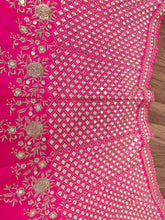 Attractive rani pink silk Lehenga