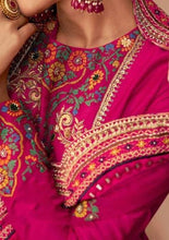 Occasion pink embroidery long top Lehenga