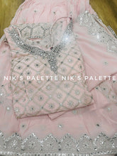 Niks collection - baby pink sharara (also plus size)