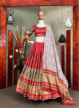 Bandhani satin Lehenga choli