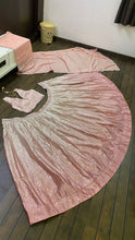 Shaded pink sequinned Lehenga