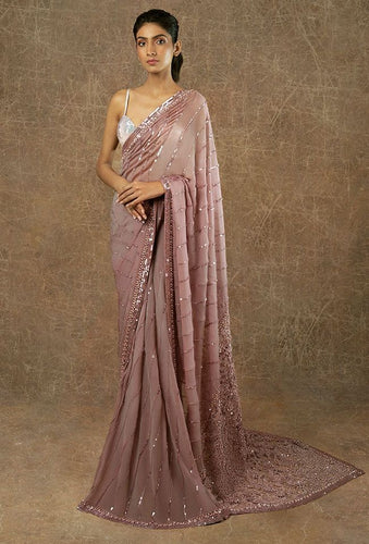 Partywear sequins saree