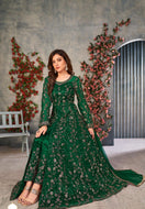 Floral net gowns pants style