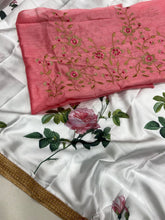 Sabyasachi inspired pink floral saree