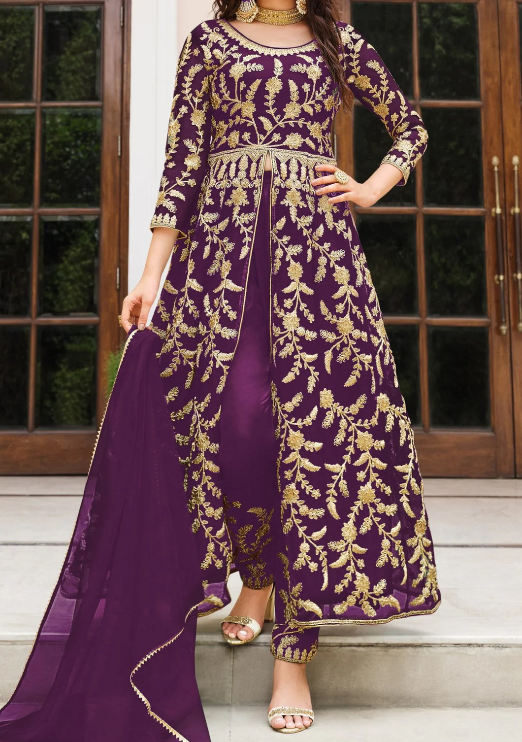 Darla - trouser style partywear anarkalis