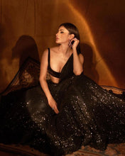 Black sequins Lehenga