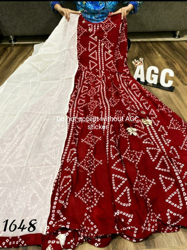 AGC collection: bandhani anarkali