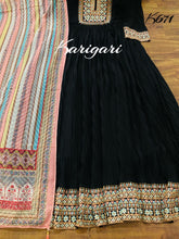 Karigari collection - black anarkali, plus size option