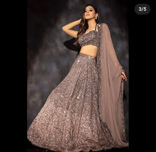 Lush Gold sequin silk Lehenga