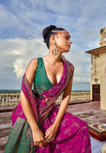 Soft patola silk weaving saree