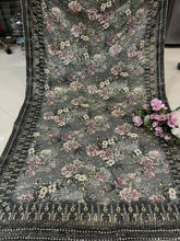 Wedding exclusive floral sequins saree