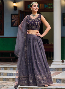 Olivia collection: Readymade georgette Lehengas