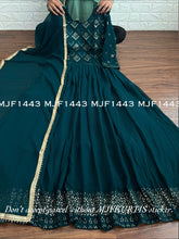 Bottle green anarkali