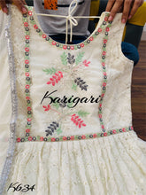 Karigari collection: georgette sequinned anarkali
