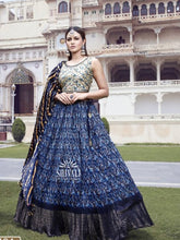 Bandhani style Lehenga - readymade