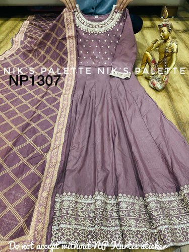 NIKS collection - dola silk anarkali