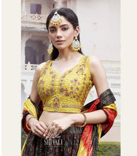 Bandhani style Lehenga - readymade
