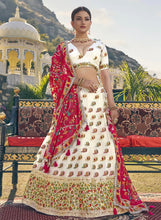 White organza Lehenga