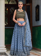 Olivia collection: Readymade georgette Lehengas