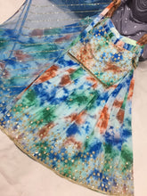 Shibori print Lehengas