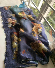 Organza floral silk sarees