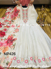 Niks collection:  white floral gown