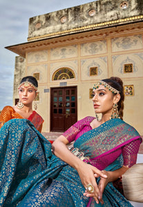 Soft patola silk weaving saree