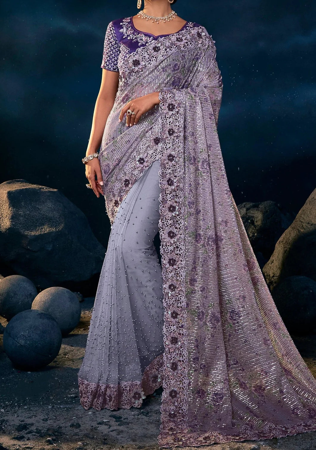 Swarovski vol 2 saree collection