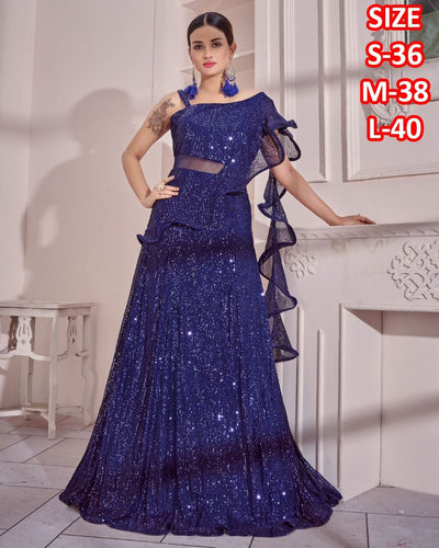 Sequins Readymade gown