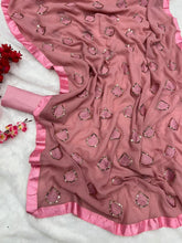 Partywear diamond sarees in lots of colours