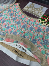 Floral sequins Lehenga